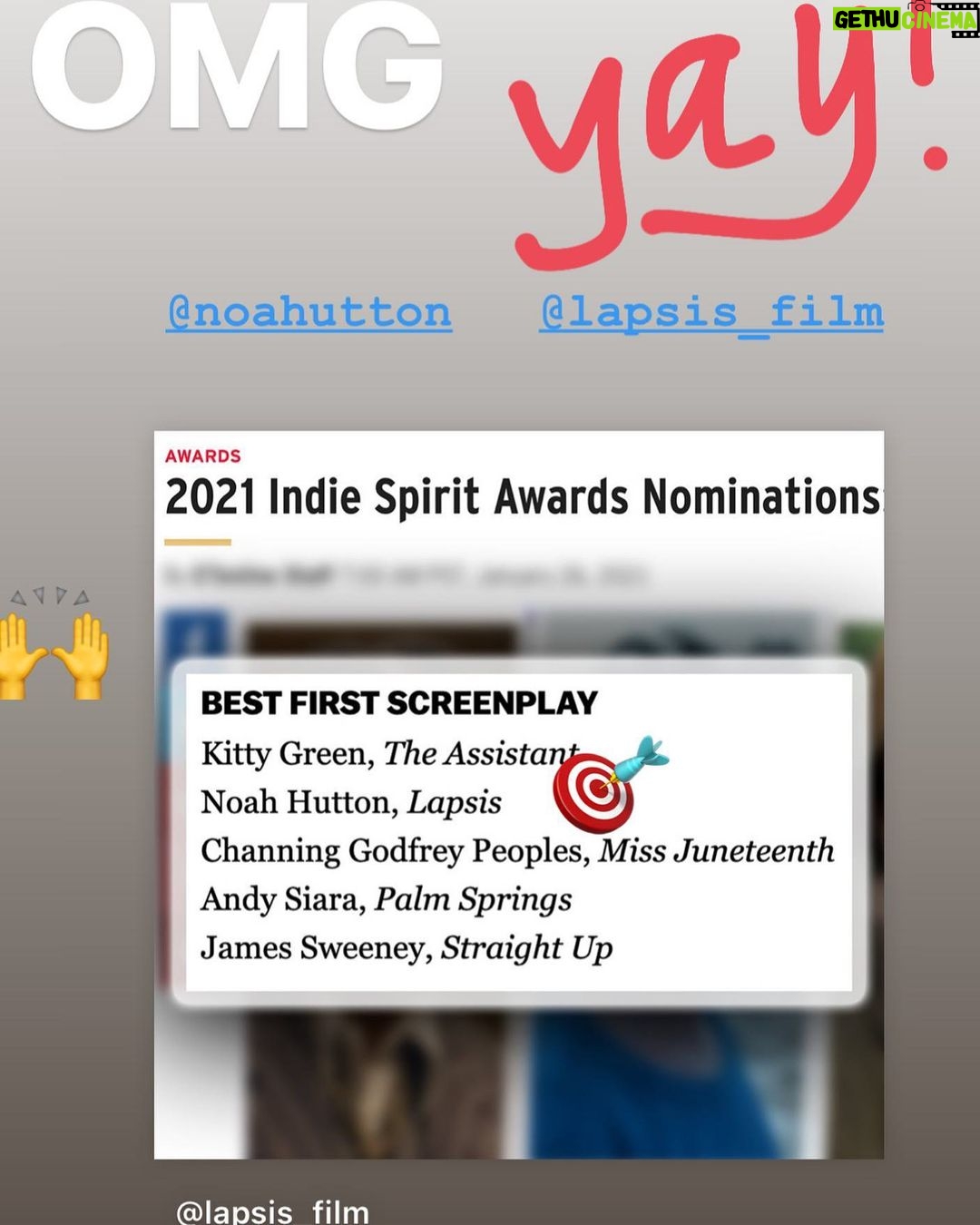 Debra Winger Instagram - Congratulations to everyone who made those words come to life in a world of its own... from last years SxSW through all the virtual fests... ready to stream on 2/12...undaunted by time and tides! Bravo! @filmmovement