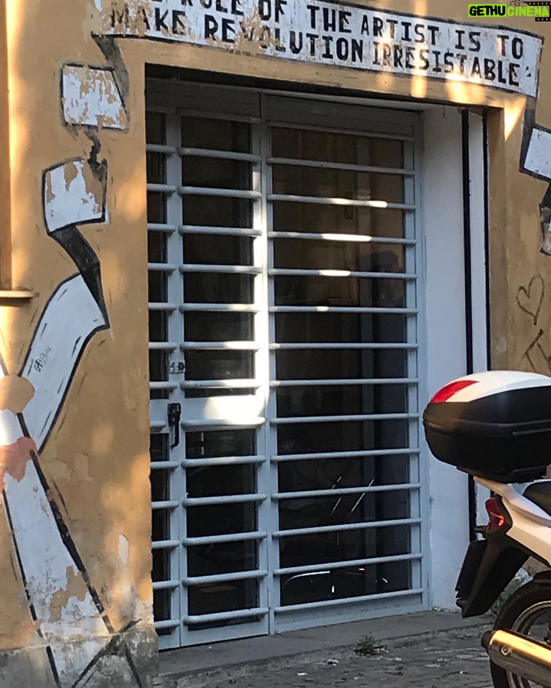 Debra Winger Instagram - ...the role of the artist is to #resist but make it #irresistable Rome, Italy