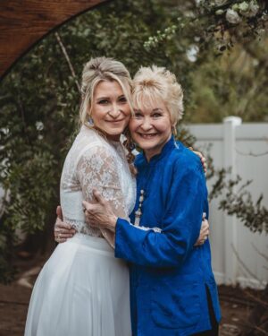 Dee Wallace Instagram - I could not be happier to welcome @taymourghazi into my family. He is everything I could ever ask for in a son. And his beautiful daughter who I’m honored gave me the permission to call her my granddaughter—what a beautiful evening of love, & a reminder to always keep going. 

My daughter, my best friend, I love you.