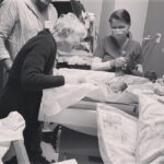 Dee Wallace Instagram - Announcing the birth of my gorgeous, perfect, beautiful grandson, Stone Christopher Ghazi! So much love to my daughter, Gabrielle, and my son Tay, who brought this beautiful, being into the world for all of us to celebrate. #grandma 💙