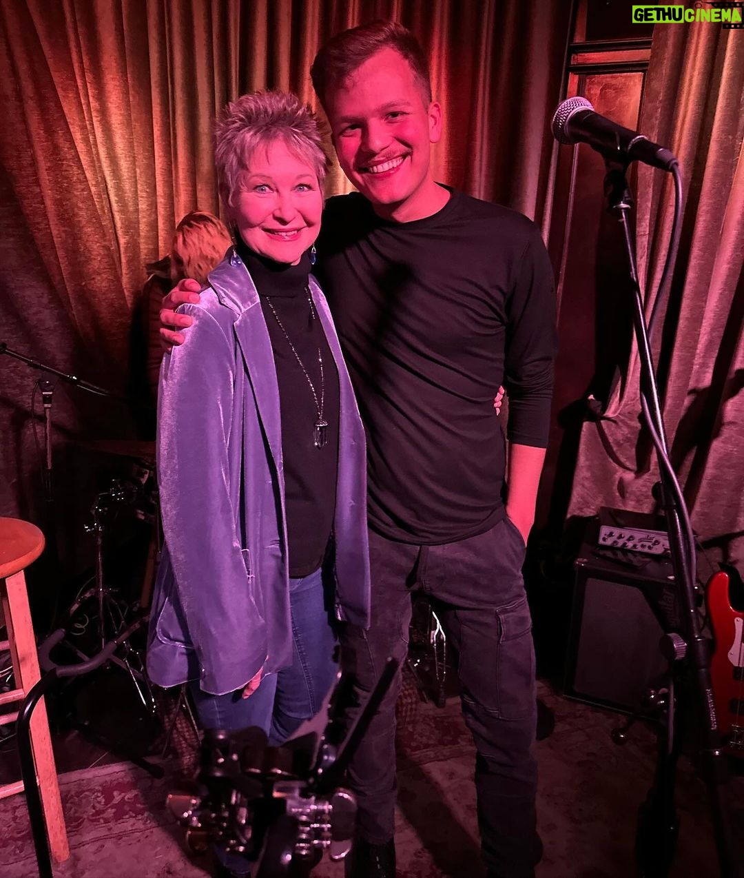 Dee Wallace Instagram - With @brittonbuchanan at his amazing show last night! If you ever have a chance to see him, do it! He’s incredible to watch!