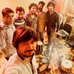 Deepak Agrawal Instagram - Late night Ricording Session.....With True Artists