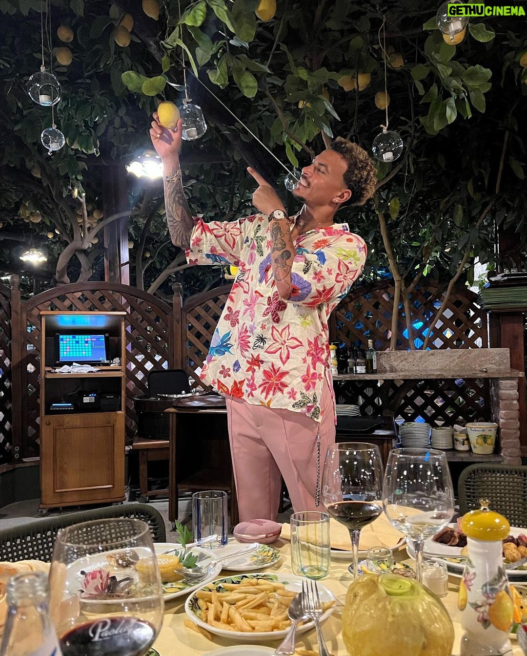 Dele Alli Instagram - When life gives you lemons.. make lemonade 🍋 🌸 Ristorante Paolino Capri