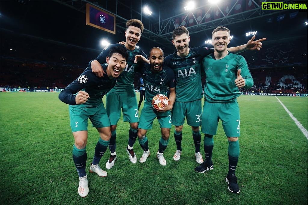Dele Alli - 320.5K Likes - Champions League finalists! Unbelievable character shown from the boys last night, we never gave up! Thank you to all the travelling fans and the support back home, couldn’t have made it this far without you. 🙏🏽💙 #COYS