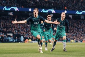 Dele Alli Instagram - UNREAL NIGHT!! WE’RE IN THE SEMIS!! 💙💙#COYS