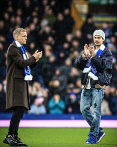 Dele Alli Instagram - Great first day at Goodison, can’t wait to be playing 💙 Goodison Park Stadium