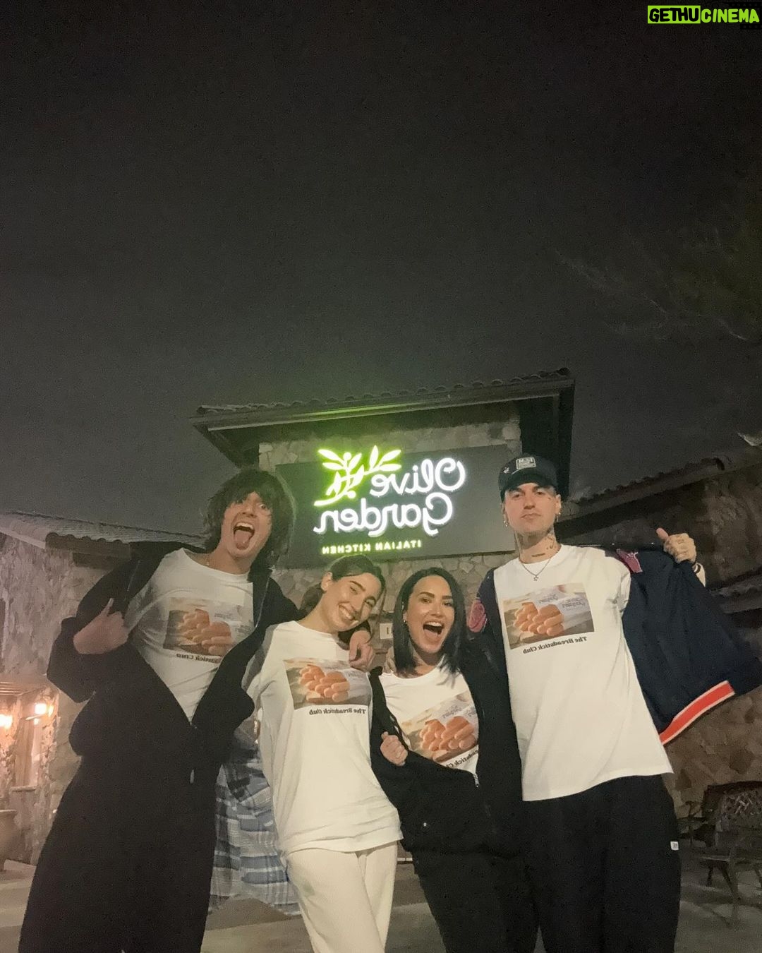 Demi Lovato Instagram - If you didn’t make shirts to go to the Olive Garden, did you even go?