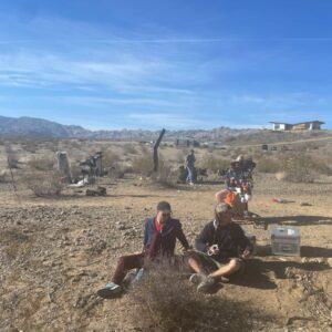 Dempsey Bryk Instagram - goofs and gags in the desert 🎥