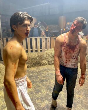 Dempsey Bryk Instagram - BTS of “The Fight Machine” 🥊 
now for rent in 🇨🇦 on itunes!

I’ve been boxing since I was 10. My real coach who’s trained me since then is in the movie. My real dad plays my dad in the movie. I have the opportunity to share a side of me I never thought I’d share on film 🥊. It’s a special movie for me!

If you want to check out the film in 🇨🇦 go to Itunes!