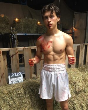 Dempsey Bryk Instagram - BTS of “The Fight Machine” 🥊 
now for rent in 🇨🇦 on itunes!

I’ve been boxing since I was 10. My real coach who’s trained me since then is in the movie. My real dad plays my dad in the movie. I have the opportunity to share a side of me I never thought I’d share on film 🥊. It’s a special movie for me!

If you want to check out the film in 🇨🇦 go to Itunes!