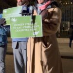 Denée Benton Instagram - A day of solidarity for a #permanentceasefirenow and a free🇵🇸. I got to spend the day with P💔lestinian organizers and organizers of the Jewish and Arab diaspora on day 3 of their hunger strike in front of the white house. I asked one P🍉lestinian sister how she was feeling and she said “honestly, I feel energized by my love for people, i feel energized by connecting with you.” Can you imagine still feeling that way after all this Nakba? What dynamic humanity. 🌕