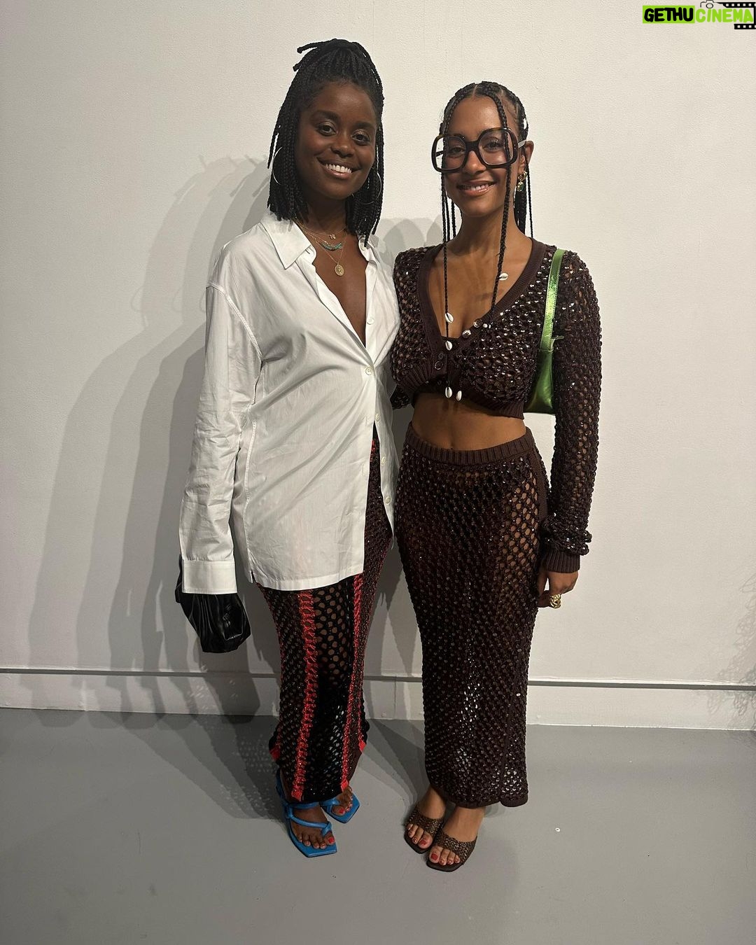 Denée Benton Instagram - Denée and @diotima.world : a love story 🇯🇲❤️🔥🇧🇸 #diotimaPS24 #nyfw