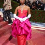 Denée Benton Instagram - Gilded Glamour Indeed ✨ Thank you @prabalgurung and my magic team of artists for an unforgettable first #metgala2022