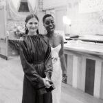 Denée Benton Instagram - All of these wild moments are so much better with you there @louisa_jacobson ☺️ . . #FYC event for @gildedagehbo 📷: @emiliomk thanks for capturing our love! (Should Marian and Peggy run off as lovers in Season 2 you guys?? I always say that they’re the true love story of the show ;))