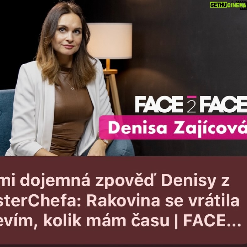 Denisa Cziglová Instagram - Moc děkuji @facetoface_officialcz a @stream_cz za milý rozhovor. Ano točili jsme ho sice 22.11. a bohužel od 24.11. bylo a je vše jinak než jsem čekala…. Ale to je občas život, nikdy nevíme, co se stane v druhý den. Jsem na to video i na sebe pyšná a beru ho stále stejně. Jsem vděčná za to, že tady stále jsem a mohla si život prodloužit. 🤍💫 Užívá si každý den i teď, dokud to jde a myslete i na to VY☝🏻🌟 Děkuji moc nejen své celé rodině a přátelům, ale taky lékařům FN, kteří mně operovali v Awake upu. Opravdu neskutečné, to pro mě bylo. 🙏🏻❤️ Moc děkuji zároveň i MOU, kdy by alespoň na chvilku sedla Biologická léčba a prodloužila mi život. ❤️🙏🏻 Teď uvidím, co mi život přinese. Nebojte zatím se neloučím 😌🫶🏻 Jen pořád doufám….🌟🤍 #foogtherapybydenisa #facetoface #stream https://www.stream.cz/face-to-face/velmi-dojemna-zpoved-denisy-z-masterchefa-rakovina-se-vratila-a-nevim-kolik-mam-casu-64737943