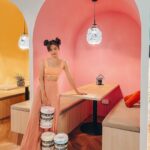 Denise Soong Ee Lyn Instagram - This week, I dressed up in colours of the puzzles tuition centre every single day 😂 help me pick the best fit? Featuring the prettiest shades from @rafflespaint let me geek out a little below. The walls in the puzzles tuition centre are all painted with @rafflespaint R.Baby, an ultra strong performance paint with zero paint odour, and air purifying abilities. (that neutralizes indoors air pollutants) It’s also zero VOC & anti bacterial. Truly the best for a learning & working space ✌🏻