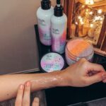 Denise Soong Ee Lyn Instagram - Happy Friday! Here’s a check in during this hectic period. Have been feeling pretty down and stressed out lately, so I was pretty excited for this home spa day. Used the pretty @luxsg_official L’Art Du Bain Celestial Escape galaxy bath bombs for a relaxing soak, the body scrub with the sugar crystals, and then rinsed off using the magical, shimmery shower gel. (Swipe to see a close up!) Everything smells amazing, and the galaxy colours are so beautiful. I felt so much lighter, & happier at the end of the soak ☁️ the limited-edition range is available at selected 7-eleven & Watsons, or you can purchase online using Shopee too. From October 2021, the range will also be available on Lazada and RedMart ✨ #LUXcelestial #ShutUpAndTakeMyMoney #titandigitalmedia