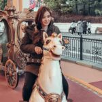 Denise Soong Ee Lyn Instagram – 🫠🤗 (his face vs mine during the day) Carnival Carousel was a whole vibe 🫶🏻 Everland Theme Park, Seoul Korea
