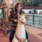 Denise Soong Ee Lyn Instagram - 🫠🤗 (his face vs mine during the day) Carnival Carousel was a whole vibe 🫶🏻 Everland Theme Park, Seoul Korea