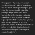 Deniz Uğur Instagram - (8)➡️➡️➡️ *Kaydırmalı post. Aşağıdaki yazıyı okumazsanız bu paylaşımın amacı anlaşılamaz🙂 ⬇️ TARİHTE ÖYLE Mİ OLDU YOKSA BÖYLE Mİ OLDU DİYE TARTIŞMAMIZI İSTEMİYORUM. Artık kimsenin, saplantılı ve kindar insanlar gibi birbirine kırıcı davranmasını istemiyorum. İster müslüman olun, ister ateist, isterseniz size gösterilecek hiçbir belge sizi Atatürk’ün İslam düşmanı olmadığına ikna edemesin, isterseniz İslamiyetin Arap milliyetçiliği olmadığını asla kabul etmeyin. Sizin görüşleriniz DEVLETİN BEKASI İÇİN FARK ETMEZ. YETER Kİ HAİN OLMAYIN. Ve tarihi tarihte bırakın. Bildiklerinizi unutun anlamında söylemiyorum, BİLDİKLERİNİZİN BUGÜN SİZİ BİRBİRİNİZDEN İTMESİNE İZİN VERMEYİN, birbirinize, birbirinizin ana babasına, dedesine, atasına karşı AFFEDİCİ OLUN ve sadece BUGÜNE ODAKLANIN anlamında söylüyorum. Birbirinizin kutsallarına söz söylemekten vazgeçin, gerektiğinde sabredip sessiz kalma iradesini gösterin, tartışma kültüründe, sohbetin sonunda herkesin aynı fikre gelmesinin de, kavga etmesinin de gerekmediğini, bazı konuların sadece tartışılıp ortada kalacağını kabullenin. Saygısızlara, şuursuzlara, provokatörlere karşı HEP BİRLİKTE SAVAŞALIM. Çözüm odaklı olup sorunlarımızı HEP BİRLİKTE ÇÖZELİM. Bölünüp yok olmamak için başka hiçbir YOLUMUZ YOK. Yahu en azından, dört duvar arasında sorunları olduğu halde düşman sevindirmemek için özelini mahrem tutup sokakta kol kola yürüyen çiftler gibi davranalım. DAMARINIZA BASAN O TİPLER var ya, sizi öfkelendirmeyi başaramadıkları gün onların işi BİTECEK. Ama siz öfkelendiğiniz sürece onlar hep işlevsel kalıp beslenecekler. YOK SAYIN, boşa çıksınlar. Bunlar benim tavsiyelerim. İster bu mahalleden, ister şu mahalleden olun, sizinle paylaştığım her şeyin BİRLEŞTİRİCİ olduğunu biliyorsunuz. Sizi Allah için sevdiğimi biliyorsunuz. Hayalimi de anlamış olmanız lâzım. GÜÇ BİZDE OLSUN istiyorum. Hayalperest olabilirim ama aptal değilim. Küreselcilik belki de hiç bitmez, belki dünyanın tek din, tek devlet düzenine geçmesi kaçınılmazdır, hangi ihtimalin gerçekleşeceğini ALLAH bilir, ben bilmem. Sadece diyorum ki, her ihtimalde GÜÇ BİZDE OLSUN. Çünkü merhametli ve adaletli yönetecek bizden iyisi olmadığını biliyorum🇹🇷 #İyiHaftalar