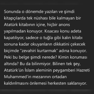 Deniz Uğur Instagram - (8)➡️➡️➡️
*Kaydırmalı post. Aşağıdaki yazıyı okumazsanız bu paylaşımın amacı anlaşılamaz🙂
⬇️
TARİHTE ÖYLE Mİ OLDU YOKSA BÖYLE Mİ OLDU DİYE TARTIŞMAMIZI İSTEMİYORUM. Artık kimsenin, saplantılı ve kindar insanlar gibi birbirine kırıcı davranmasını istemiyorum. İster müslüman olun, ister ateist, isterseniz size gösterilecek hiçbir belge sizi Atatürk’ün İslam düşmanı olmadığına ikna edemesin, isterseniz İslamiyetin Arap milliyetçiliği olmadığını asla kabul etmeyin. Sizin görüşleriniz DEVLETİN BEKASI İÇİN FARK ETMEZ. YETER Kİ HAİN OLMAYIN. Ve tarihi tarihte bırakın. Bildiklerinizi unutun anlamında söylemiyorum, BİLDİKLERİNİZİN BUGÜN SİZİ BİRBİRİNİZDEN İTMESİNE İZİN VERMEYİN, birbirinize, birbirinizin ana babasına, dedesine, atasına karşı AFFEDİCİ OLUN ve sadece BUGÜNE ODAKLANIN anlamında söylüyorum. Birbirinizin kutsallarına söz söylemekten vazgeçin, gerektiğinde sabredip sessiz kalma iradesini gösterin, tartışma kültüründe, sohbetin sonunda herkesin aynı fikre gelmesinin de, kavga etmesinin de gerekmediğini, bazı konuların sadece tartışılıp ortada kalacağını kabullenin. Saygısızlara, şuursuzlara, provokatörlere karşı HEP BİRLİKTE SAVAŞALIM. Çözüm odaklı olup sorunlarımızı HEP BİRLİKTE ÇÖZELİM. Bölünüp yok olmamak için başka hiçbir YOLUMUZ YOK. Yahu en azından, dört duvar arasında sorunları olduğu halde düşman sevindirmemek için özelini mahrem tutup sokakta kol kola yürüyen çiftler gibi davranalım. DAMARINIZA BASAN O TİPLER var ya, sizi öfkelendirmeyi başaramadıkları gün onların işi BİTECEK. Ama siz öfkelendiğiniz sürece onlar hep işlevsel kalıp beslenecekler. YOK SAYIN, boşa çıksınlar. Bunlar benim tavsiyelerim. İster bu mahalleden, ister şu mahalleden olun, sizinle paylaştığım her şeyin BİRLEŞTİRİCİ olduğunu biliyorsunuz. Sizi Allah için sevdiğimi biliyorsunuz. Hayalimi de anlamış olmanız lâzım. GÜÇ BİZDE OLSUN istiyorum. Hayalperest olabilirim ama aptal değilim. Küreselcilik belki de hiç bitmez, belki dünyanın tek din, tek devlet düzenine geçmesi kaçınılmazdır, hangi ihtimalin gerçekleşeceğini ALLAH bilir, ben bilmem. Sadece diyorum ki, her ihtimalde GÜÇ BİZDE OLSUN. Çünkü merhametli ve adaletli yönetecek bizden iyisi olmadığını biliyorum🇹🇷
#İyiHaftalar