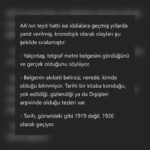 Deniz Uğur Instagram - (8)➡️➡️➡️ *Kaydırmalı post. Aşağıdaki yazıyı okumazsanız bu paylaşımın amacı anlaşılamaz🙂 ⬇️ TARİHTE ÖYLE Mİ OLDU YOKSA BÖYLE Mİ OLDU DİYE TARTIŞMAMIZI İSTEMİYORUM. Artık kimsenin, saplantılı ve kindar insanlar gibi birbirine kırıcı davranmasını istemiyorum. İster müslüman olun, ister ateist, isterseniz size gösterilecek hiçbir belge sizi Atatürk’ün İslam düşmanı olmadığına ikna edemesin, isterseniz İslamiyetin Arap milliyetçiliği olmadığını asla kabul etmeyin. Sizin görüşleriniz DEVLETİN BEKASI İÇİN FARK ETMEZ. YETER Kİ HAİN OLMAYIN. Ve tarihi tarihte bırakın. Bildiklerinizi unutun anlamında söylemiyorum, BİLDİKLERİNİZİN BUGÜN SİZİ BİRBİRİNİZDEN İTMESİNE İZİN VERMEYİN, birbirinize, birbirinizin ana babasına, dedesine, atasına karşı AFFEDİCİ OLUN ve sadece BUGÜNE ODAKLANIN anlamında söylüyorum. Birbirinizin kutsallarına söz söylemekten vazgeçin, gerektiğinde sabredip sessiz kalma iradesini gösterin, tartışma kültüründe, sohbetin sonunda herkesin aynı fikre gelmesinin de, kavga etmesinin de gerekmediğini, bazı konuların sadece tartışılıp ortada kalacağını kabullenin. Saygısızlara, şuursuzlara, provokatörlere karşı HEP BİRLİKTE SAVAŞALIM. Çözüm odaklı olup sorunlarımızı HEP BİRLİKTE ÇÖZELİM. Bölünüp yok olmamak için başka hiçbir YOLUMUZ YOK. Yahu en azından, dört duvar arasında sorunları olduğu halde düşman sevindirmemek için özelini mahrem tutup sokakta kol kola yürüyen çiftler gibi davranalım. DAMARINIZA BASAN O TİPLER var ya, sizi öfkelendirmeyi başaramadıkları gün onların işi BİTECEK. Ama siz öfkelendiğiniz sürece onlar hep işlevsel kalıp beslenecekler. YOK SAYIN, boşa çıksınlar. Bunlar benim tavsiyelerim. İster bu mahalleden, ister şu mahalleden olun, sizinle paylaştığım her şeyin BİRLEŞTİRİCİ olduğunu biliyorsunuz. Sizi Allah için sevdiğimi biliyorsunuz. Hayalimi de anlamış olmanız lâzım. GÜÇ BİZDE OLSUN istiyorum. Hayalperest olabilirim ama aptal değilim. Küreselcilik belki de hiç bitmez, belki dünyanın tek din, tek devlet düzenine geçmesi kaçınılmazdır, hangi ihtimalin gerçekleşeceğini ALLAH bilir, ben bilmem. Sadece diyorum ki, her ihtimalde GÜÇ BİZDE OLSUN. Çünkü merhametli ve adaletli yönetecek bizden iyisi olmadığını biliyorum🇹🇷 #İyiHaftalar