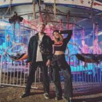 Dennis Jauch Instagram - Spooky Season 👻 Is our favorite season 🦇 @lahauntedhayride #LAHauntedHayride Los Angeles Haunted Hayride
