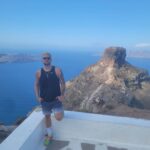 Dennis Jauch Instagram - Santorini Photo Dump coming soon. Until then...'Act Normal' 🤪 #DJAroundTheWorld 🇬🇷 Imerovigli, Santorini