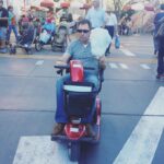 Dennis Jauch Instagram - Happy Vater Tag Papa. I will never forget how wr took you to Disney Land with your scooter until it got out of control and you ran over a little kid and got stuck on top of it 😭 (the kid was fine). I know you're with me today and everyday. I am forever grateful for your presence ❤ #FathersDay2021 Disney California Adventure Park