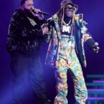 Dennis Jauch Instagram - Last night was a damn movie. I'm still processing but feeling incredibly grateful for the opportunity. @nbaallstar X @djkhaled + THE BIGGEST NAMES IN MUSIC RIGHT NOW. We made history last night. From concept to video content, lighting, styling & choreography...our team @noceilingsent DELIVERED last night! Greatul for the dream team @kimwillecke @phil_shaw @nick_geurts @gregchapkis SWIPE ➡️ to see who performed! Cleveland, Ohio