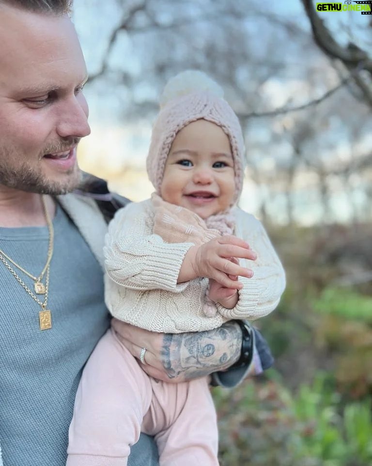 Dennis Jauch Instagram - Haven't been posting much lately, but trust me, I have been enjoying spending every free second with our little bundle of joy. I'm literally obsessed with her 😍