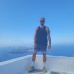 Dennis Jauch Instagram - Santorini Photo Dump coming soon. Until then...'Act Normal' 🤪 #DJAroundTheWorld 🇬🇷 Imerovigli, Santorini