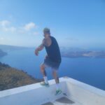 Dennis Jauch Instagram - Santorini Photo Dump coming soon. Until then...'Act Normal' 🤪 #DJAroundTheWorld 🇬🇷 Imerovigli, Santorini