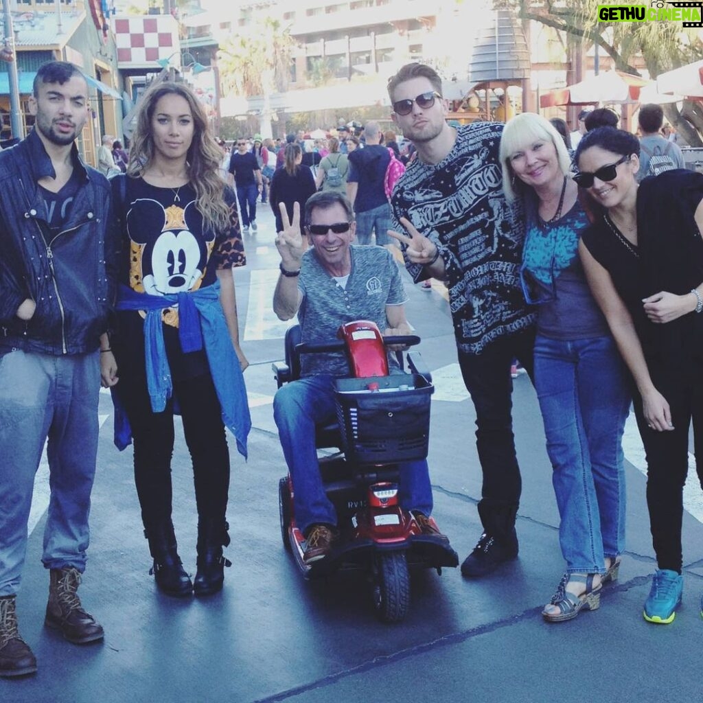 Dennis Jauch Instagram - Happy Vater Tag Papa. I will never forget how wr took you to Disney Land with your scooter until it got out of control and you ran over a little kid and got stuck on top of it 😭 (the kid was fine). I know you're with me today and everyday. I am forever grateful for your presence ❤ #FathersDay2021 Disney California Adventure Park