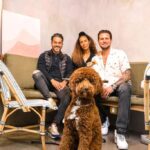 Dennis Jauch Instagram – Picking new finishes for our second location of @coffeeandplantsla coming later this fall. Biscotti clearly having final say #CoffeeAndPlantsLA Studio City, CA