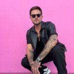 Dennis Jauch Instagram – The #PinkWall made me do it 🕺🏼 Los Angeles, California