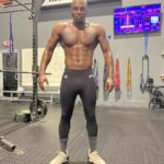 Derek Brunson Instagram - Almost peak Blonde Brunson . 3 weeks we ride 😤😤😤 #BuiltDifferent #BlondeBrunson Fort Lauderdale, Florida