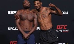 Derek Brunson Instagram - Happy anniversary Son Mar20.2021 

Derek Brunson ends the winning streak of Kevin Holland,

when he defeats him by unanimous decision

@trailblaze2top . I’m so proud of you after your last win. Sorry we couldn’t be twinning in the wins . Soon ! Sincerely Dad