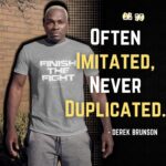 Derek Brunson Instagram - In the end there's only one person standing on top. Make sure that person is you.