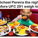 Derek Brunson Instagram - That boy was eating good 😂😂😂 #UFC291 Salt Lake City, Utah
