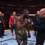 Derek Brunson Instagram - Merab “Houdini” Dvalishvili too quick 😂😂😂 . This man had O'Malley’s jacket on in 5 seconds 😭 #UFC288 #everySinceWWE Newark, New Jersey