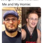 Derek Brunson Instagram - This had me weak. Y’all keep bullying them nerdy looking dudes if you want to 😂😂😂 💀