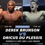 Derek Brunson Instagram - Two Africans going to war ! Carry on ! ⚔️ 😤#UFC285 🇺🇸 Las Vegas, Nevada