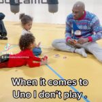 Derek Brunson Instagram - When it comes to Uno I don’t play . Draw 80 … even the kids 😂😂😂 Wilmington, North Carolina