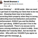 Derek Brunson Instagram - Tonight’s random thoughts ! SHARE IF YOU AGREE ! 🙏🏾 Wilmington, North Carolina