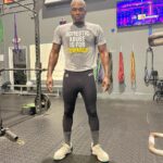 Derek Brunson Instagram - Almost peak Blonde Brunson . 3 weeks we ride 😤😤😤 #BuiltDifferent #BlondeBrunson Fort Lauderdale, Florida