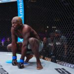 Derek Brunson Instagram - PFL recap: spinning s**t , I had fun fighting once again . I ran 10-15 miles for the last 8 weeks . I went 3 rounds without tiring . We can build on that ! Inch by inch #PFL 👱🏾‍♂️blonde brunson undefeated . Thank you DC the crowd was great. I felt at home Washington, DC