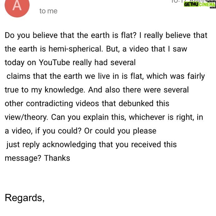 Derek Muller Instagram - I got your message but this is one of those things you're going to have to work out for yourself. I'll give you a hint, it's not hemi-spherical.