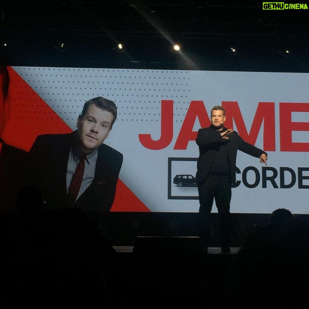 Derek Muller Instagram - My highlight from YouTube's brandcast was seeing James Corden on stage. He seems like such a genuine nice guy. How do I get to meet him? New York, New York