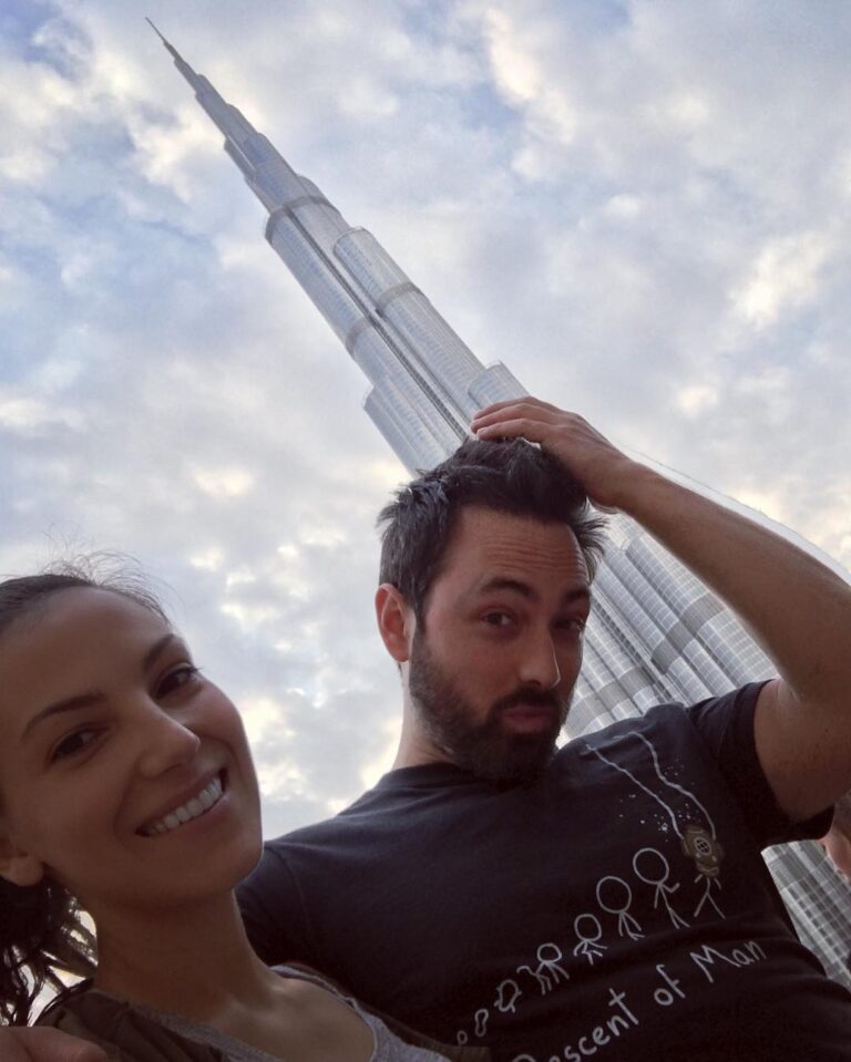 Derek Muller Instagram - Does this building make my hair look tall? Burj Khalifa By Emaar